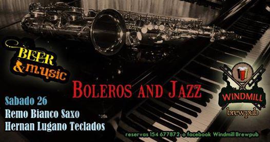 Remo Bianco en saxofon y Hernan Lugano en teclados  