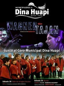 Seminario coral y recital en el SUM de Dina Huapi