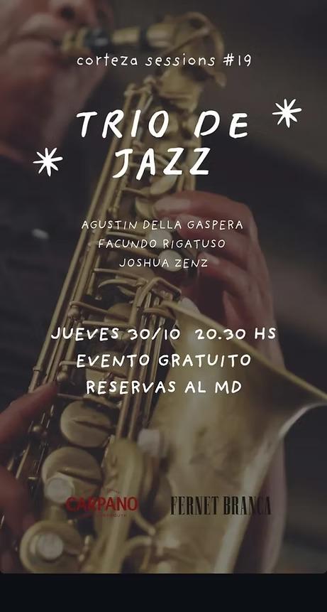 Corteza Sessions #19 TRIO DE JAZZ