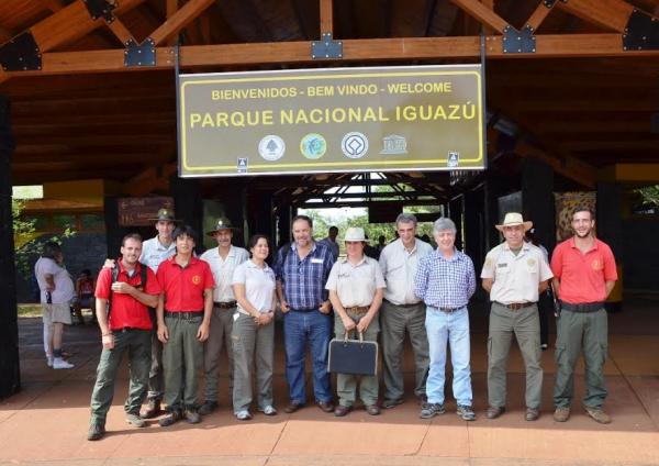 Corval&aacute;n present&oacute; el nuevo Intendente del &aacute;rea protegida PN Iguaz&uacute;
