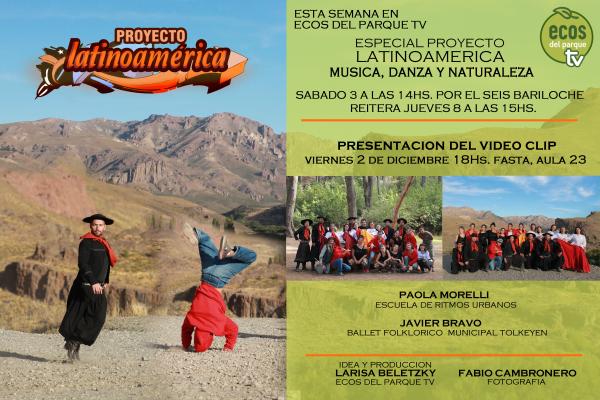 PRESENTACI&Oacute;N EN ECOS DEL PARQUE TV DEL VIDEO "Proyecto Latinoam&eacute;rica - M&uacute;sica Danza y Naturaleza