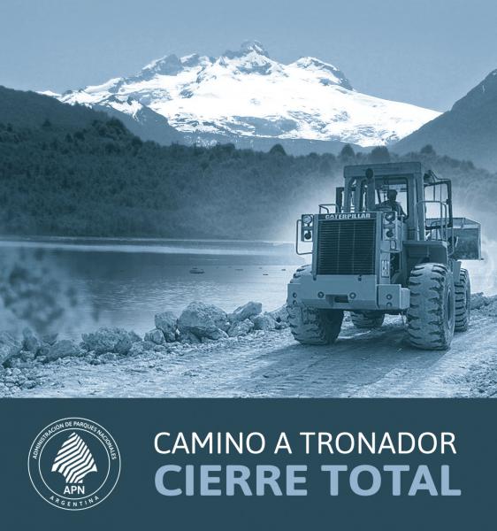 Cierre total por obras en el camino a Cerro Tronador