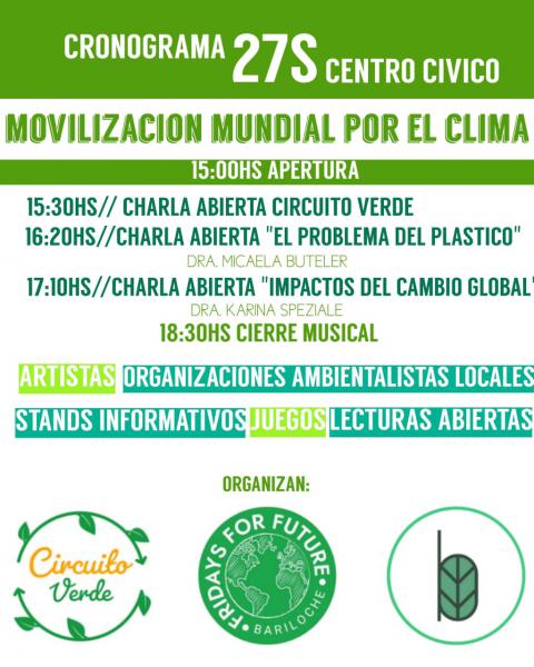 Movilizaci&oacute;n internacional por el clima Friday&#146;s For Future Bariloche