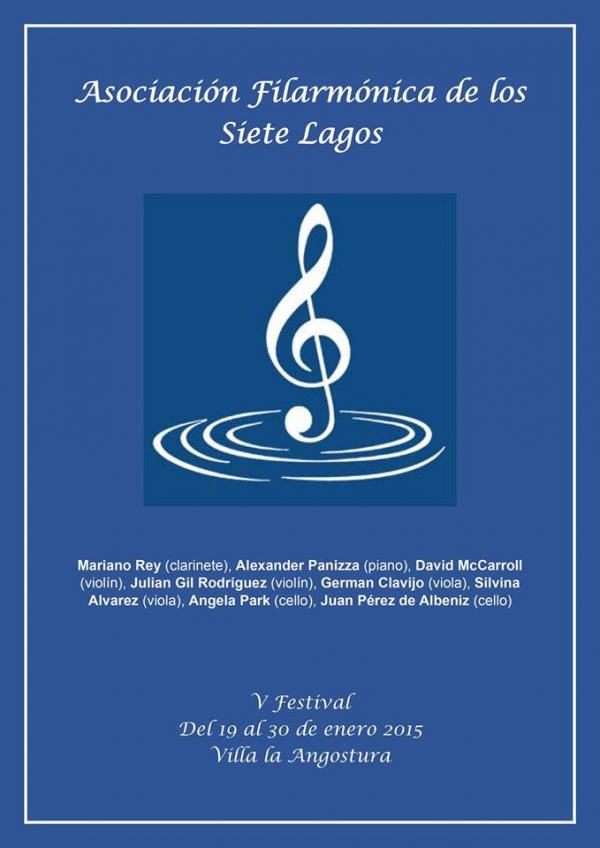 Domingo 25 de Enero, V Festival de los Siete Lagos en CAMPING MUSICAL BARILOCHE
