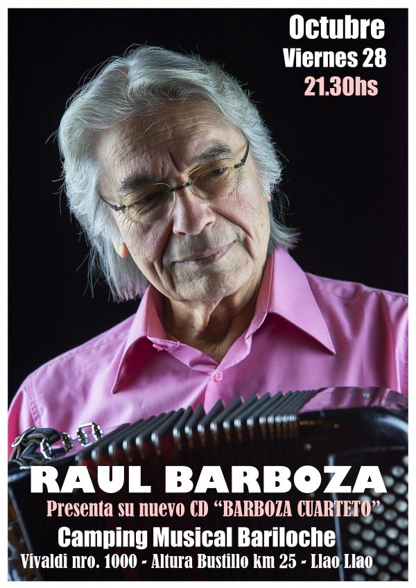 Viernes 28 de Octubre: Raul Barboza Cuarteto