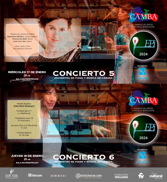 Conciertos del Encuentro de Piano y M&uacute;sica de C&aacute;mara 2024