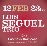Luis Seguel Trio en Vivo Mi&eacute;rcoles 12/Feb 23 hs