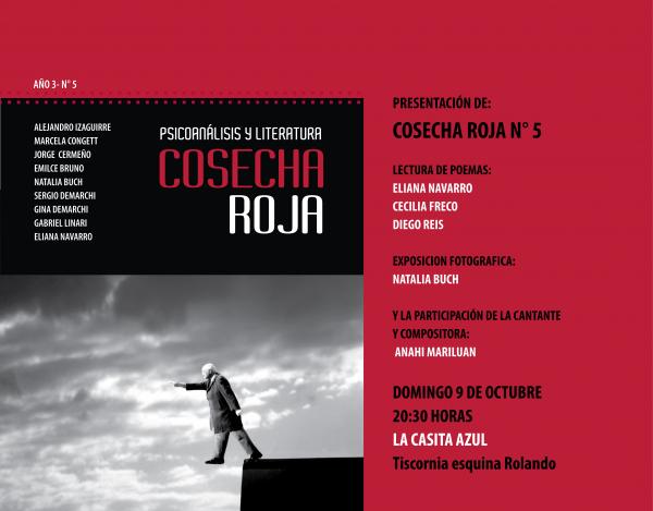 Presentaci&oacute;n "Cosecha Roja" nro 5 - Lieratura y Psicoan&aacute;lisis