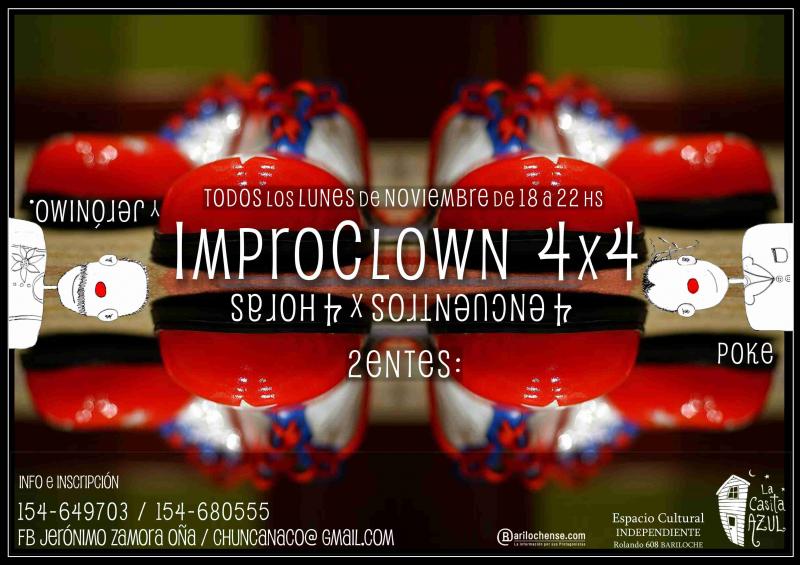 ImproClown 4x4 - 4 encuentros x 4 hs - Noviembre!