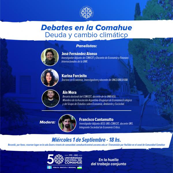 Debates en la Comahue: Deuda y Cambio Clim&aacute;tico