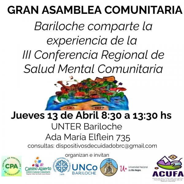 Bariloche comparte la experiencia de la III Conferencia Regional de Salud Comunitaria