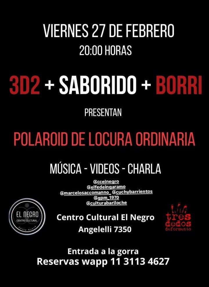 POLAROID DE LOCURA ORDINARIA - SABORIDO- BORRI- 3DF