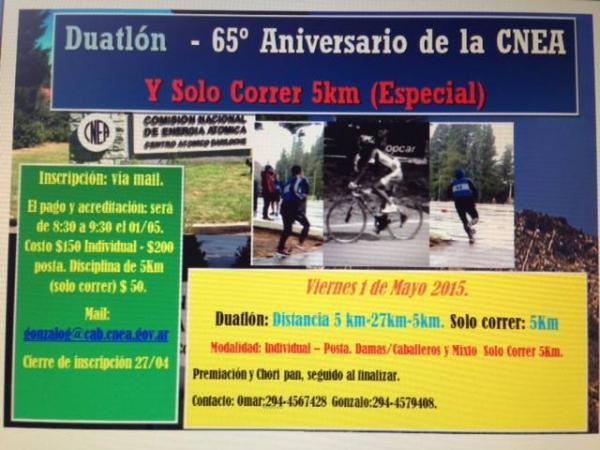 DUATLON - 65&ordm; Aniversario CNEA-CAB