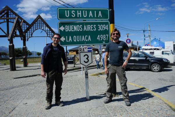 Periodistas de la RAI filman en Patagonia