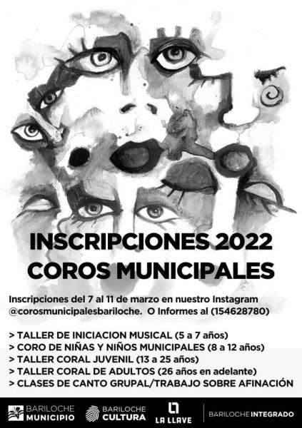 Inscripciones 2022 Coros Municipales