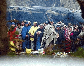 El Pueblo Mapuche realiz&oacute; el grito del Lan&iacute;n 