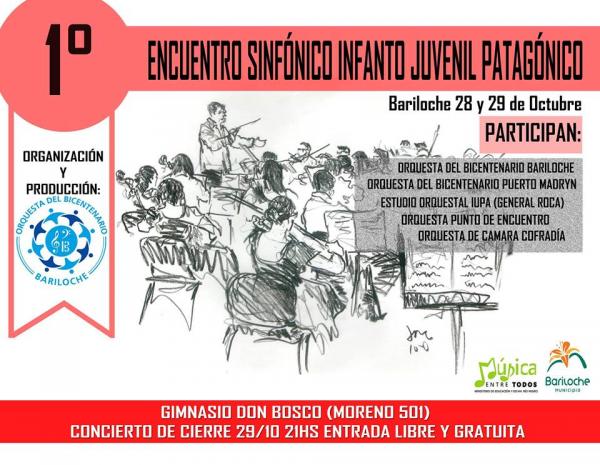 Se realiza el 1&deg; Encuentro Sinf&oacute;nico Infanto-Juvenil Patag&oacute;nico