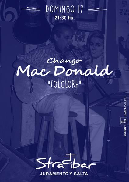 Chango Mac Donald en STRADIBAR