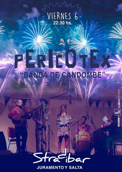 PERICOTEX en STRADIBAR, banda de candombe