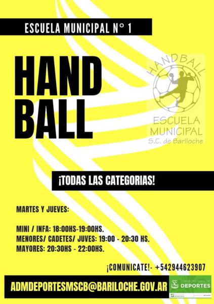 Escuela municipal de handball
