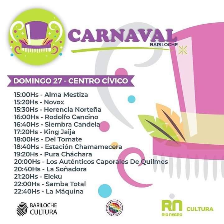 Carnaval en Bariloche: 27 de febrero