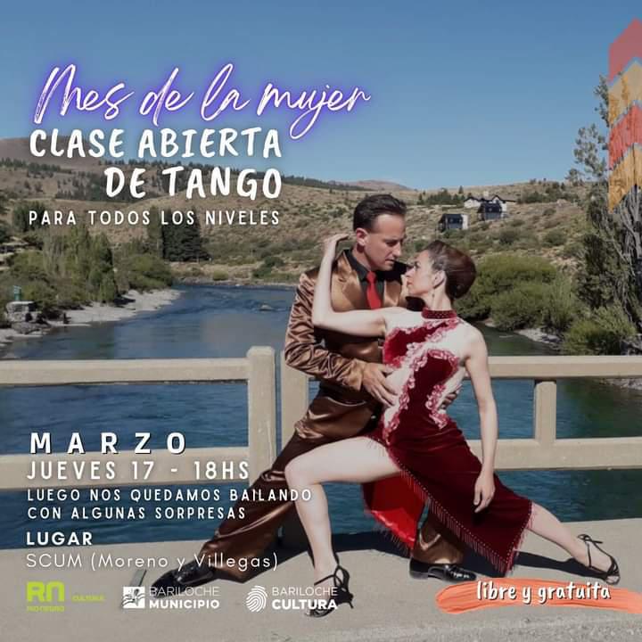 Mes de la mujer: clase abierta de tango