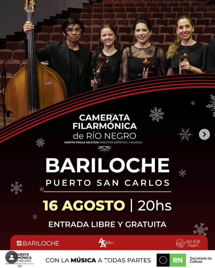 Concierto Filarm&oacute;nica de R&iacute;o Negro, bajo la direcci&oacute;n del Mtro Agustin Tocalini