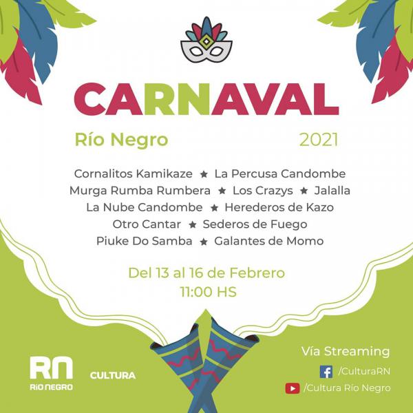 CARNAVAL R&iacute;o Negro 2021