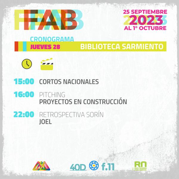 FAB CRONOGRAMA JUEVES 28 BIBLIOTECA SARMIENTO