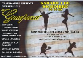 Muestra de teatro aereo, Guapeza 2011