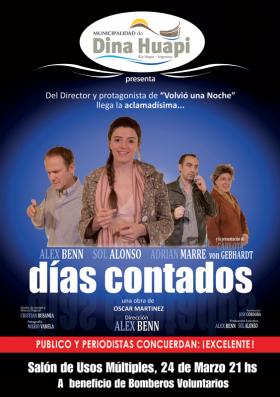 D&iacute;as contados a Beneficio de Bomberos Voluntarios Dina Huapi