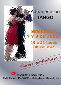 SEMINARIO TANGO SALON - ADRIAN VINCON - BARILOCHE 2014