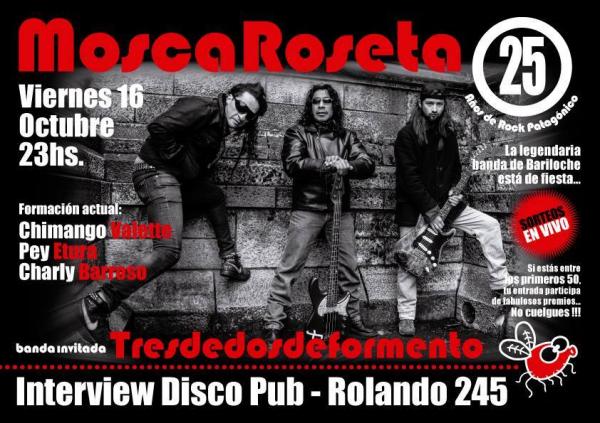 Mosca Roseta festeja sus 25 a&ntilde;os