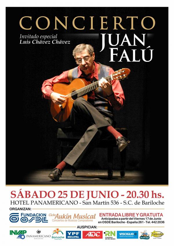  Concierto  JUAN FAL&Uacute; - libre y gratuito 