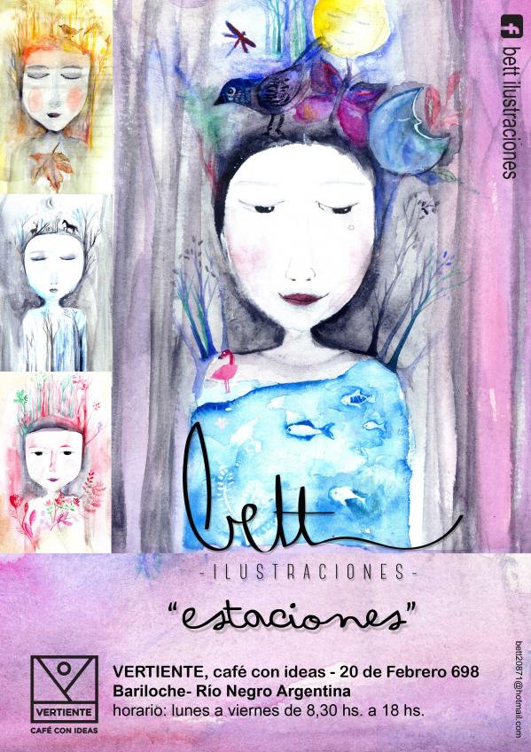 Bett ilustraciones inaugura en Caf&eacute; Vertientes