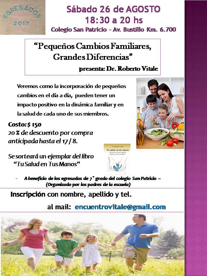 Charla: Peque&ntilde;os cambios familiares, grandes diferencias