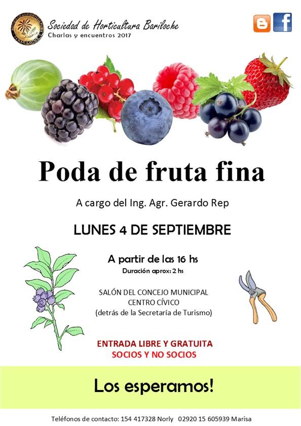 Charla sobre Poda de Fruta Fina 