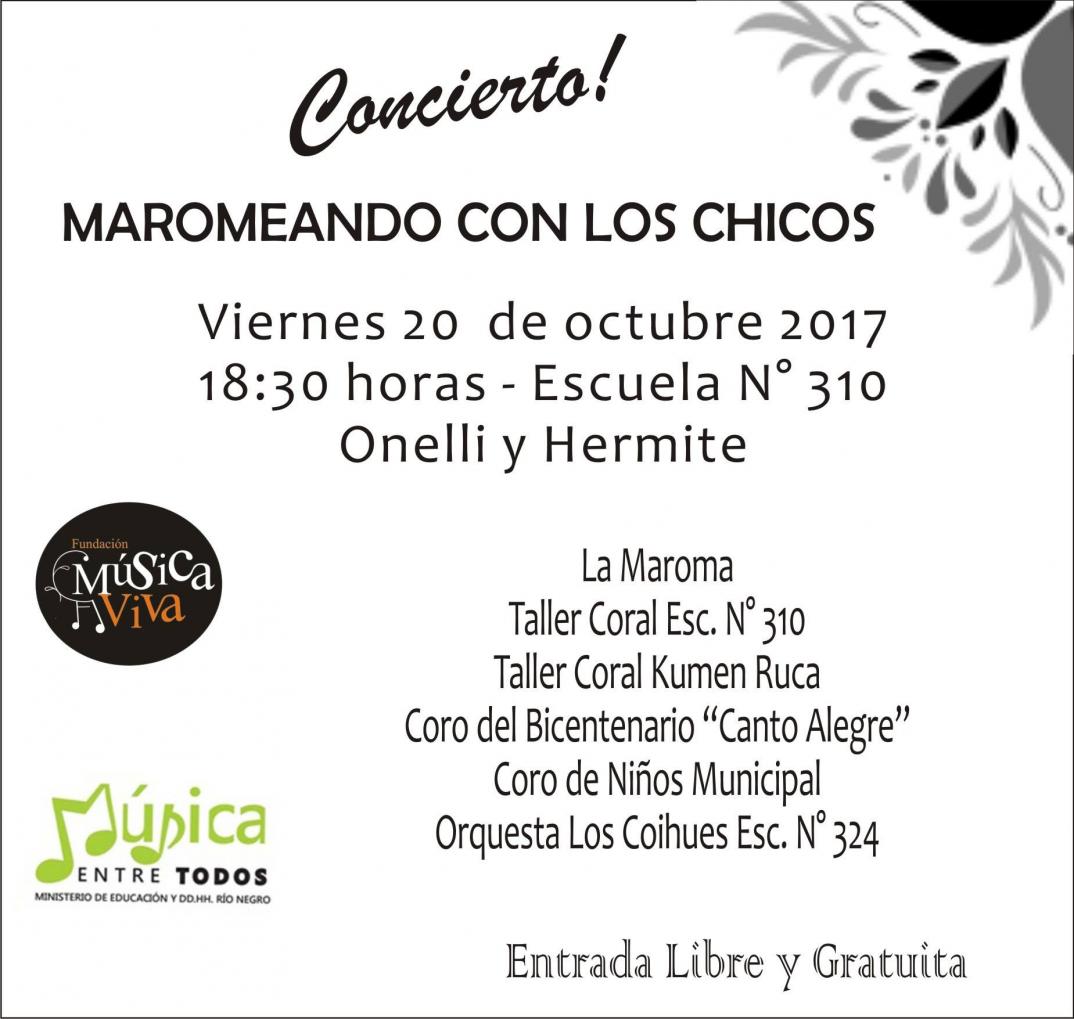 Concierto &#147;Maromeando con los Chicos!!&#148; 