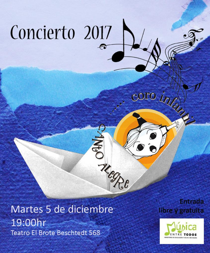 CONCIERTO de fin de a&ntilde;o  CORO INFANTIL "CANTO ALEGRE"