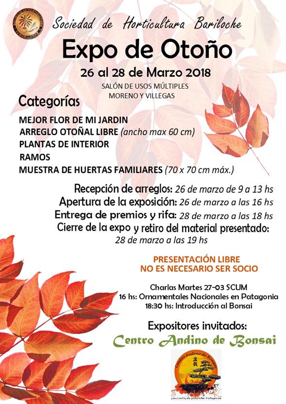EXPO OTO&Ntilde;O 2018, Sociedad de Horticultura Bariloche