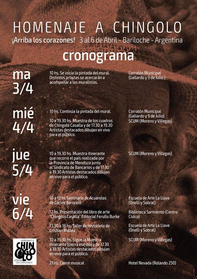 Homenaje a Chingolo: Seminarios, talleres, presentaci&oacute;n de libro y cierre musical!