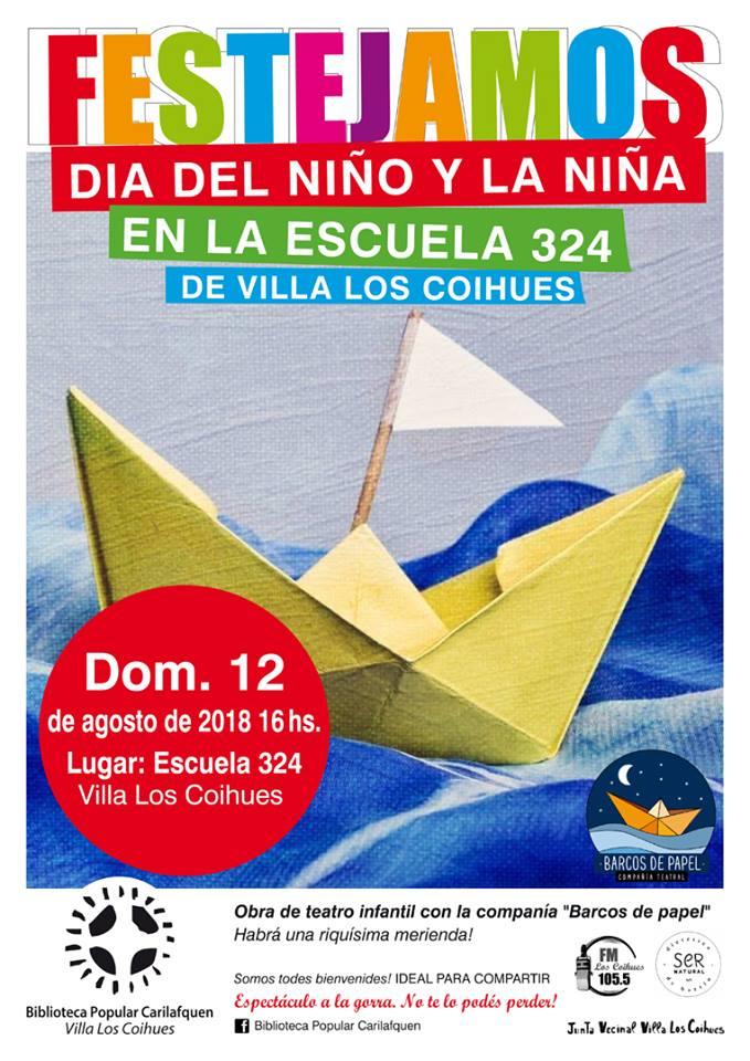 Festejamos el Dia del ni&ntilde;o y la ni&ntilde;a en La Escuela 324 de Villa Los Coihues
