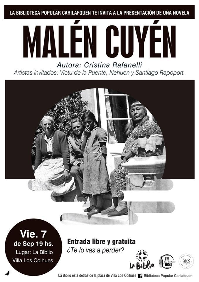 Presentacion de la novela 'Malen Cuy&eacute;n'