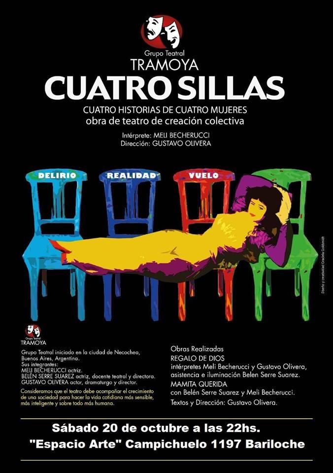 Grupo teatral Tramoya presenta 'Cuatro sillas'