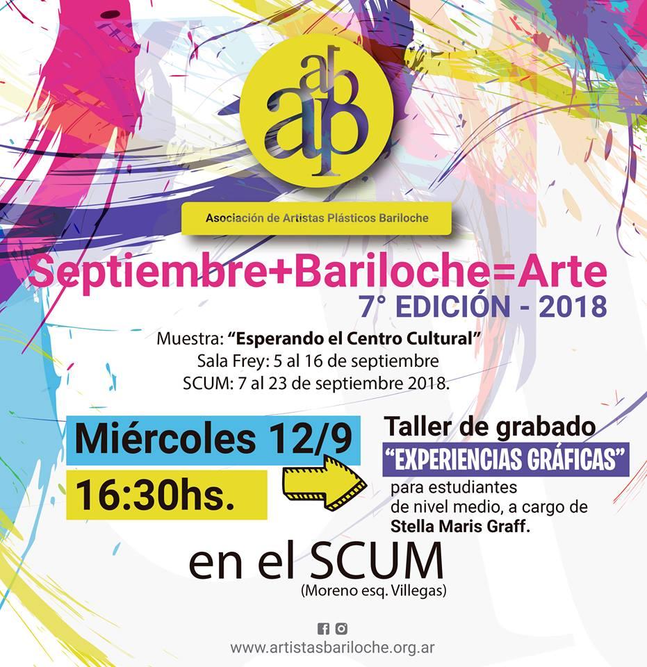 Septiembre+Bariloche=Arte: Taller de grabado 'Experiencias gr&aacute;ficas'