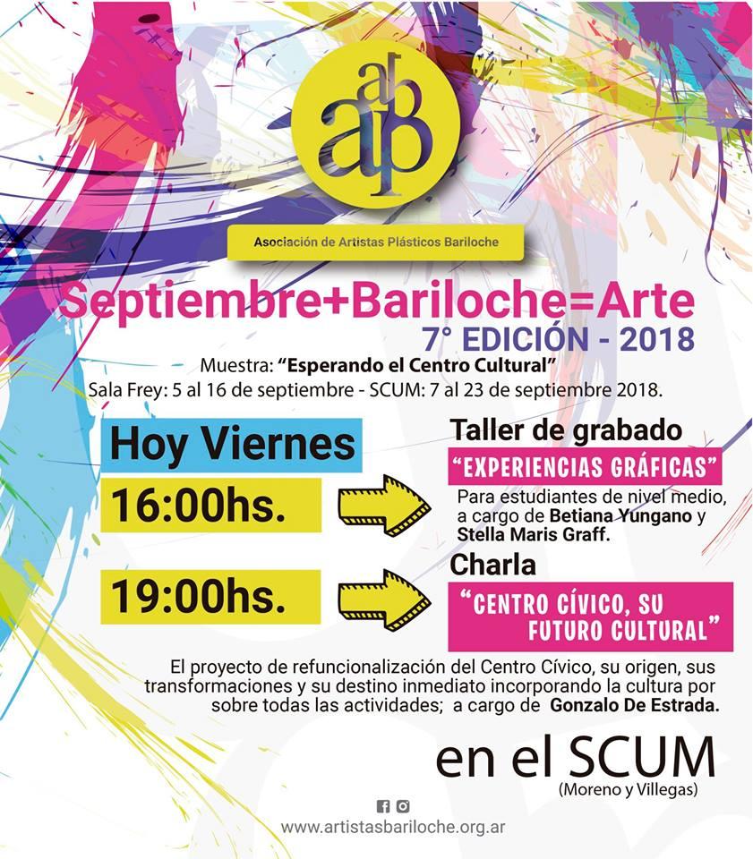Septiembre+Bariloche=Arte: Charla 'Centro C&iacute;vico, su futuro cultural'
