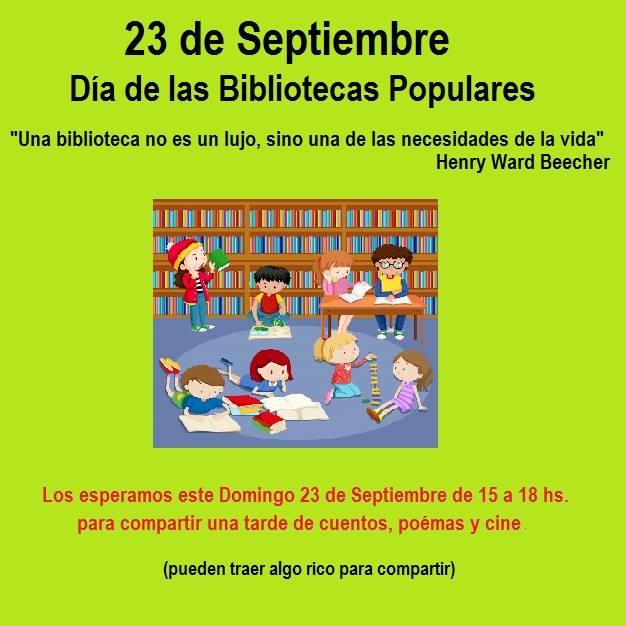 D&iacute;a de las Bibliotecas Populares en Dina Huapi