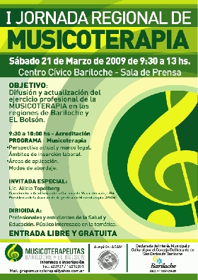 I JORNADA REGIONAL DE MUSICOTERAPIA