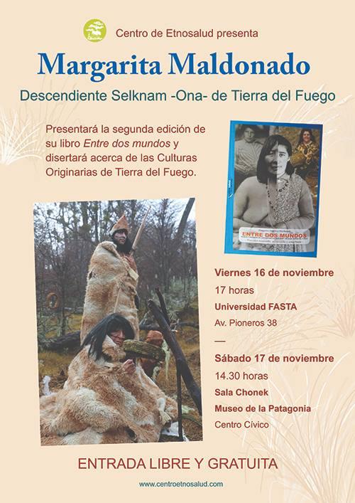 Margarita Maldonado presenta su libro y charla sobre la cultura Selknam de Tierra del Fuego