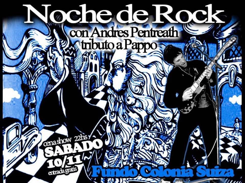 Noche de rock con Andr&eacute;s Pentreath